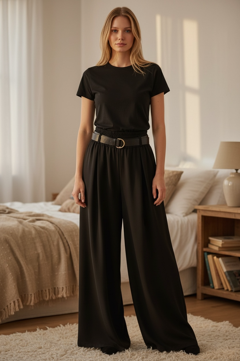 Pantalon magique avec poches et ceinture